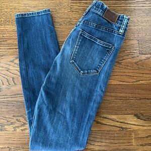 Madewell Skinny Blue Denim Jeans